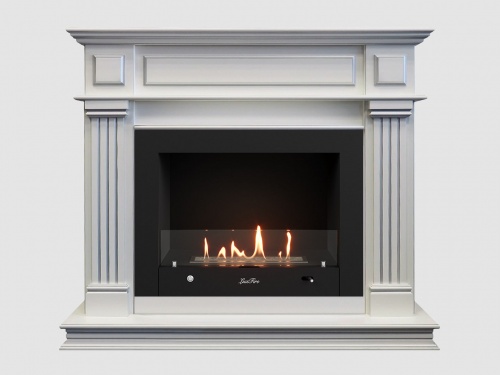 Каминный портал МДФ "Амелия 1200" с биокамином Lux Fire "Фаер Бокс 4 - 30" (белый) Каминный портал МДФ "Амелия 1200" с биокамином Lux Fire "Фаер Бокс 4 - 30" (белый)