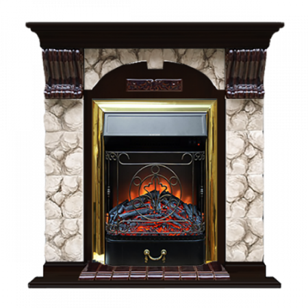 Арочный Карелия (венге)+Majestic Brass Арочный Карелия (венге)+Majestic Brass