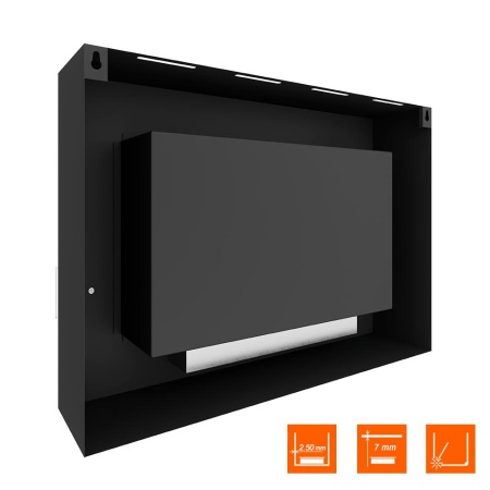 Биокамин SteelHeat WALL GRAND 900 черный по цене 35 070 руб.