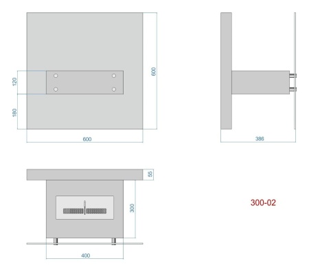 Биокамин напольный Lux Fire "Консул 2" 600 по цене 36 410 руб.