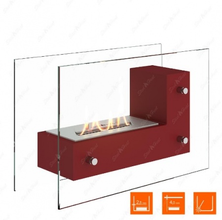 Биокамин напольный SteelHeat TETRISE 500 красный Биокамин напольный SteelHeat TETRISE 500 красный по цене 13 900 руб.