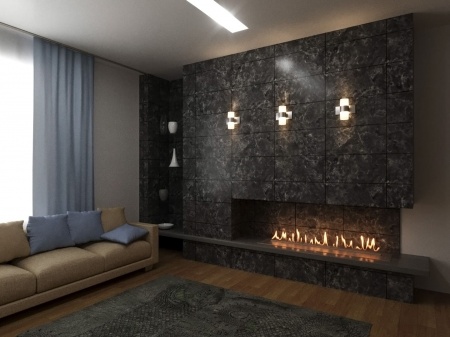 Автоматический биокамин Lux Fire Smart Flame 1400 Black по цене 