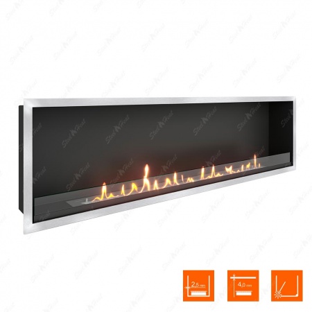 Биокамин SteelHeat LEADER-SH 1600 стекло Биокамин SteelHeat LEADER-SH 1600 стекло по цене 63 210 руб.